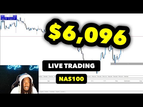 Live Trading (NAS100) – $6,096 In Forty Minutes Using Multiple Strategies | FOREX